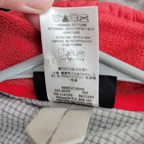 Patagonia Women's Lightweight R4 Jacket in Rust Red Small - Picture 6 of 7